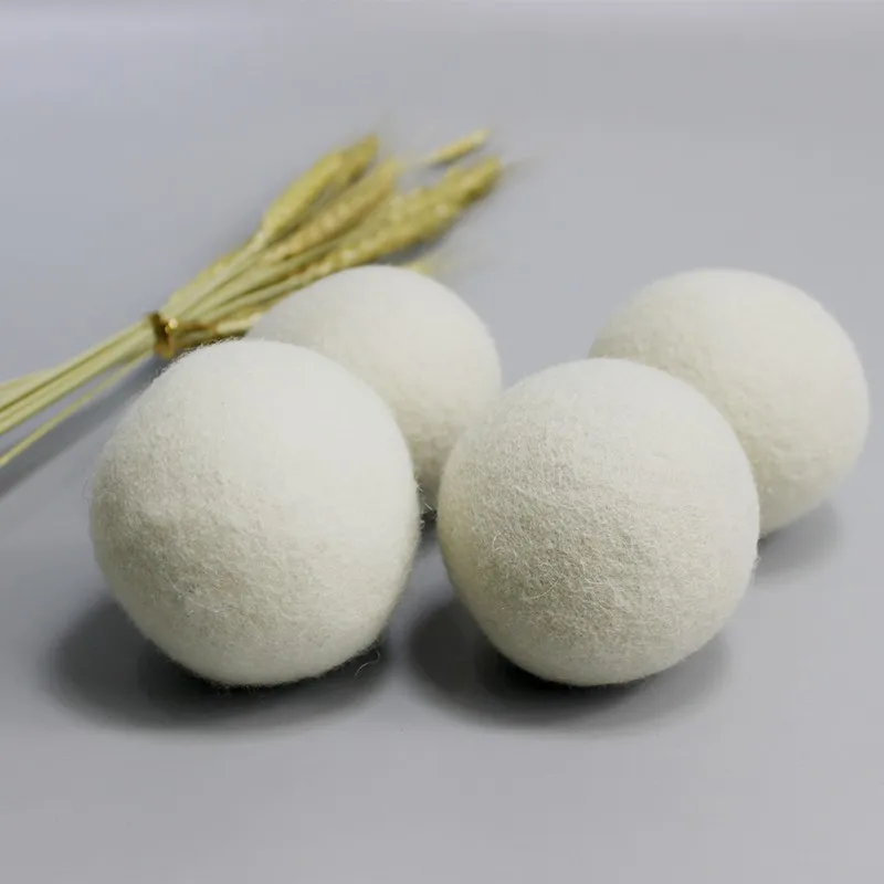 Durable Wool Laundry Ball softner Eco Friendly Organic wool laundry