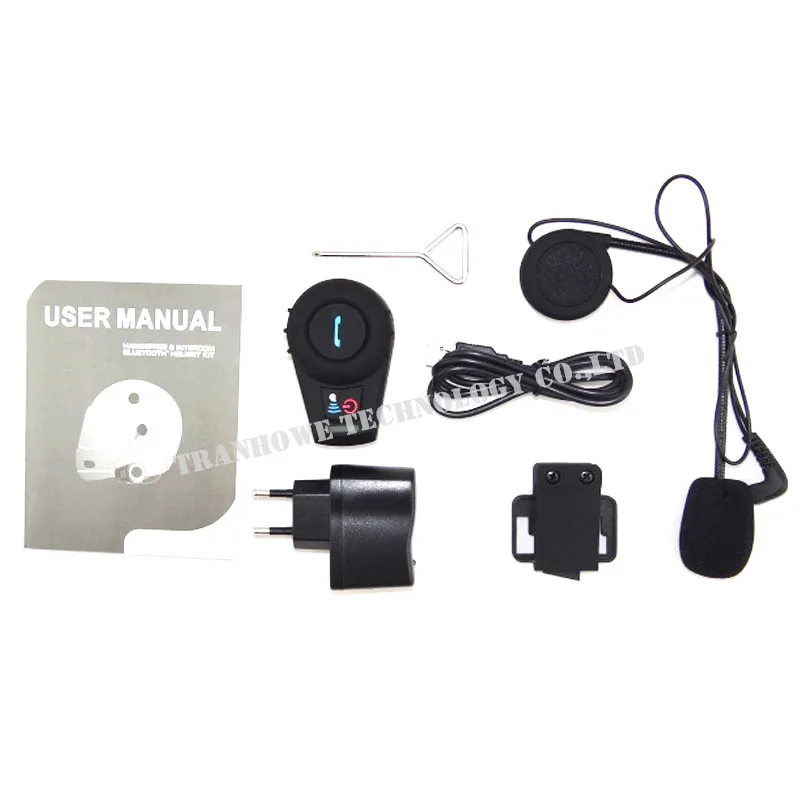 Bluetooth гарнитура мотоциклетная с поддержкой и FM радио 500 м|intercom supplier|intercom cordlessintercom