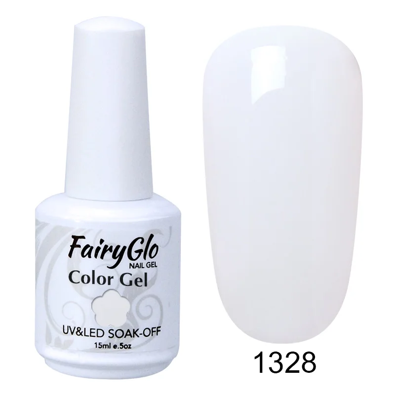 FairyGlo, УФ-гель для ногтей, 15 мл, чистый цвет, Гель-лак для ногтей, светодиодный, лампа, Гель-лак, краска, Гель-лак, Лаки, тиснение, гибридный лак, чернила - Цвет: 1328