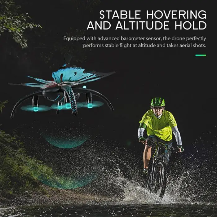 Brinquedo para Crianças Brinquedo Remoto Borboleta Avião Simulação Quadcopter Educação M09 9 Animais e robôs por radiocontrole