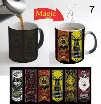

Game of Thrones Magic Mug Color Change Milk Coffee Mug 11 Oz Gift