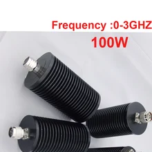 Детали для телекоммуникационного оборудования радиочастотная Коаксиальная нагрузка 100 Вт Мощность N male 0-3 ГГц фидерный соединитель кабель jack коаксиальный кабель адаптер нагрузки
