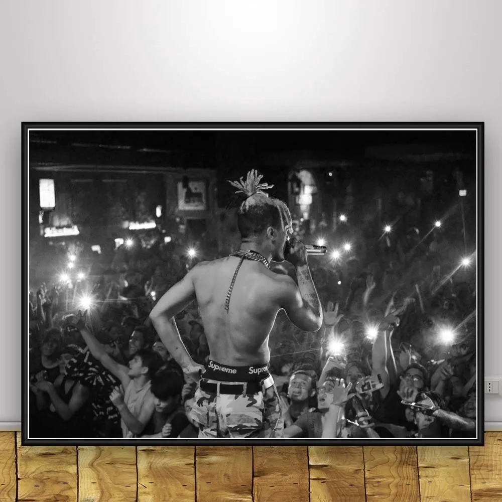 XXXTENTACION HIP HOP MUSIC Art Silk Poster 12x18 24x36 24x43