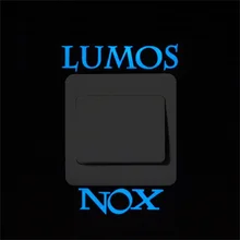 Lumos NOX светится в темноте переключатель наклейка звезда кошка Светящиеся Настенные наклейки синий Ангел наклейка на выключатель панда детская комната Домашний декор