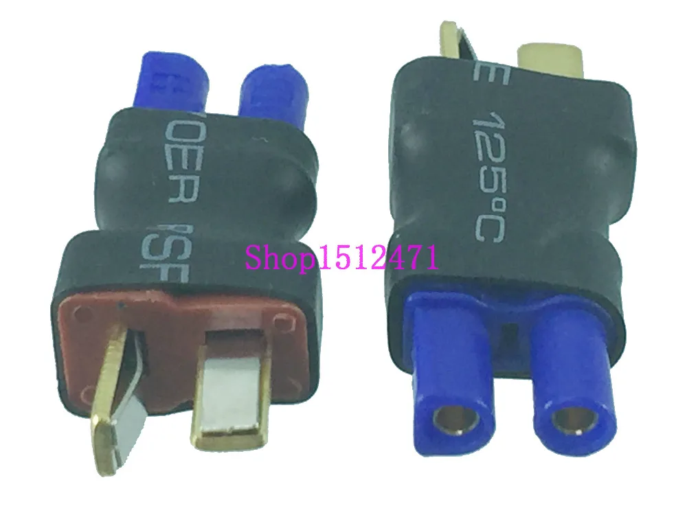 

1PCE T-Plug Deans Male to EC2 Female No Wire adapter connector for LiPo battery