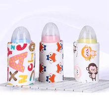 USB Электрический нагреватель для бутылок портативный дорожный подогреватель молока для кормления младенцев крышка нагревателя термостат изоляции подогреватель еды