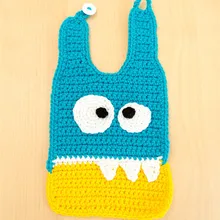 Нагрудником так мило ручной вышивкой Монстр слюни нагрудники отличный наряд для фотосессий