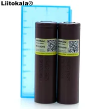 Liitokala For HG2 New Original HG2 18650 3000mAh battery 18650HG2 3.6V discharge 20A, dedicated Power battery+ Storage box