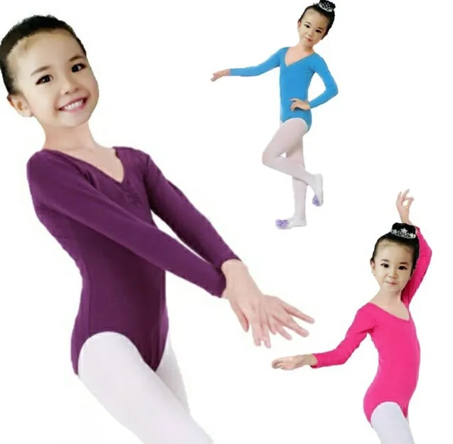 

Children dance clothes and ballet clothes and girls long-sleeved gymnastic -type body suit, Latin dance performance clothing