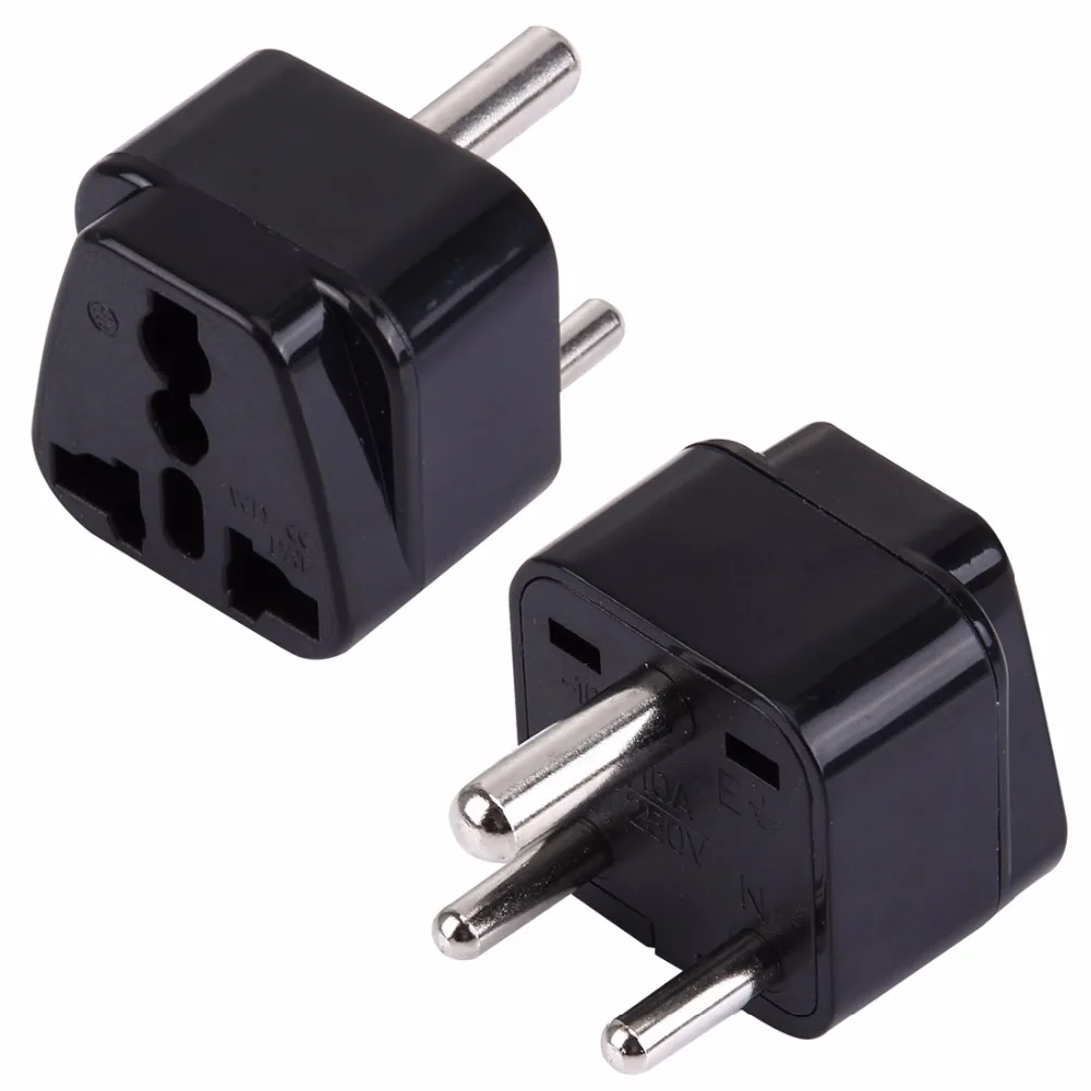 WD 10 Portable Universal Plug to (Small) South Africa Plug Adapter Power Socket Travel Converter
