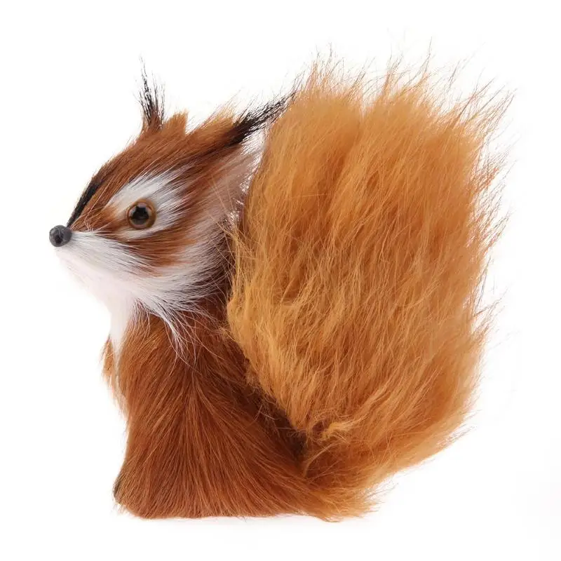 модель белка. меховые фигурки животных. белка из меха игрушка. белка игрушка из искусственного меха. искусственный белок.