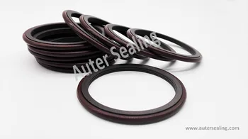 

52x63x4.2 Rod seal PTFE with FKM oring Rotary Glyd ring Rotary compact