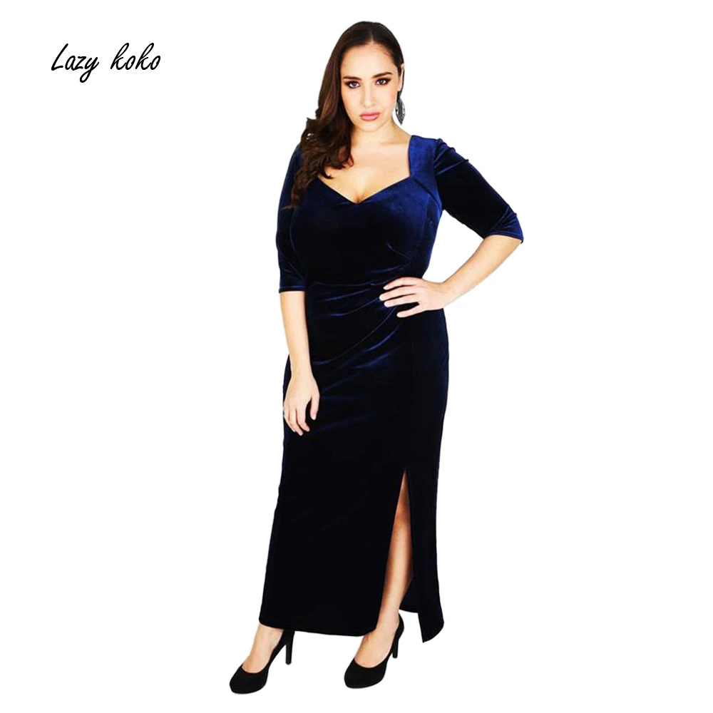Lazy KoKo Plus Size Fashion Women Midi Dress