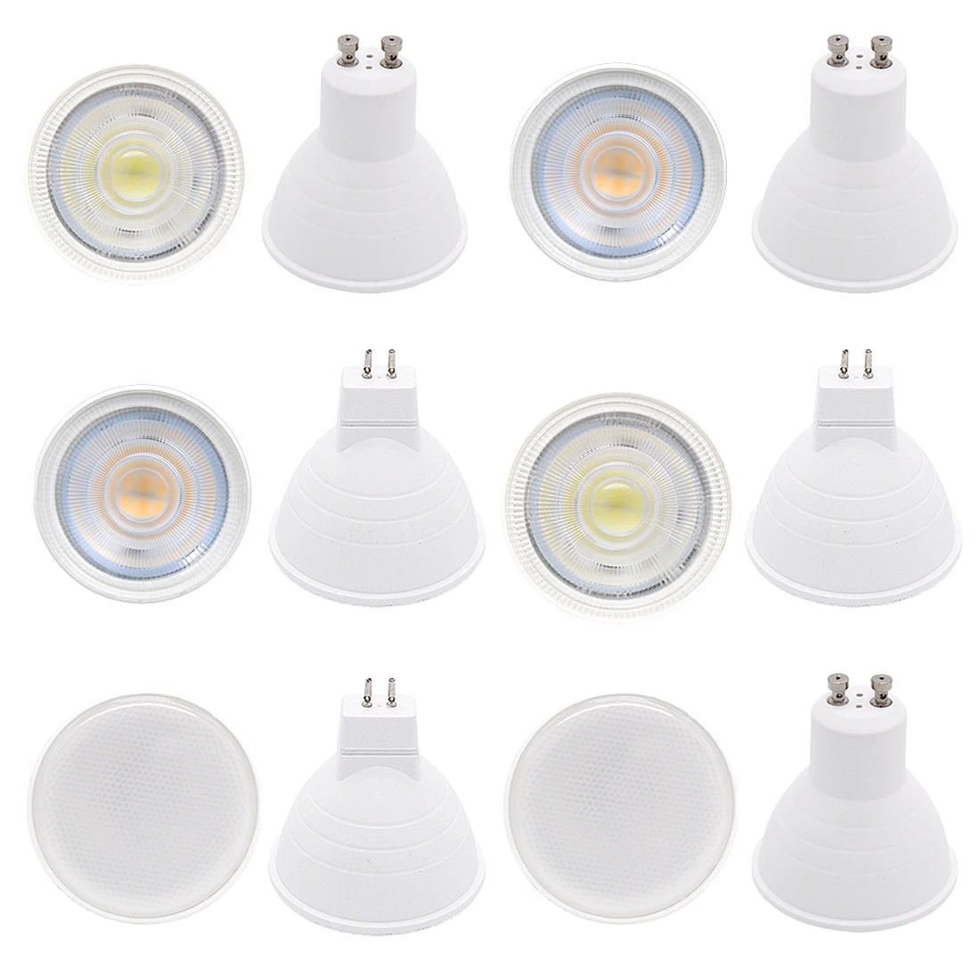 

GU10 MR16 GMR16 LED Spotlight LED Bulb 220V 6W Non-Dimmable Lamp GU5.3 Down Light Aluminum PCB For Indoor Home Spot Lighting