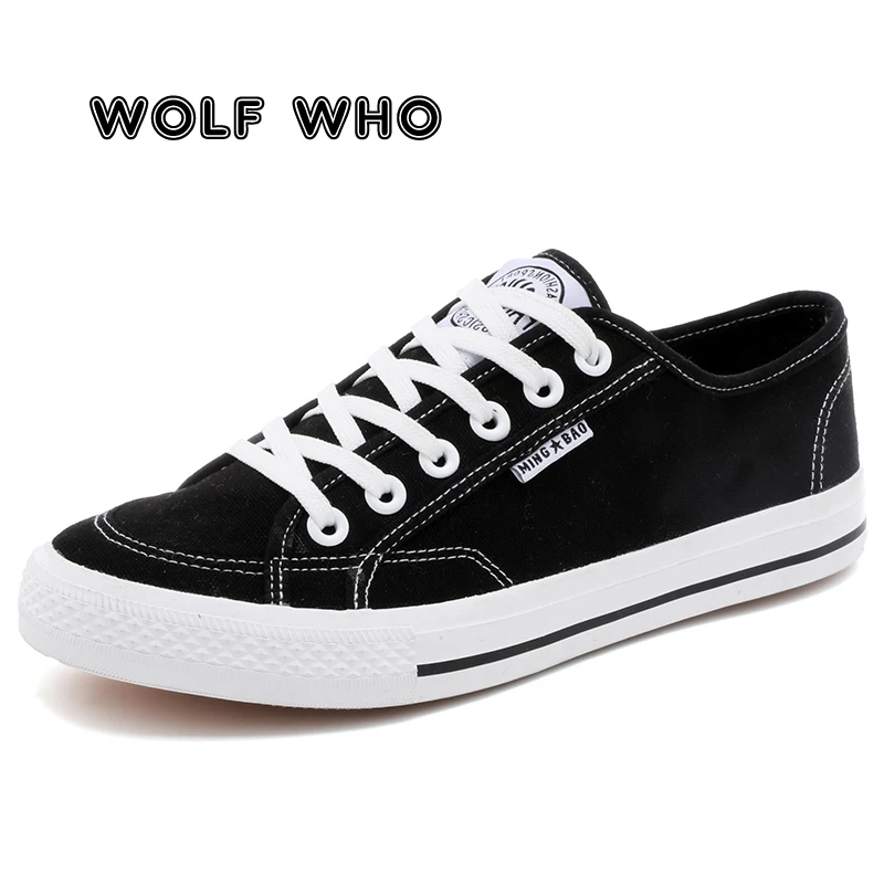 

WOLF WHO Men Sneakers Slip On lightweight sneakers Male Breathable casual shoes Man Flats Plimsolls buty meskie Krasovki x-027