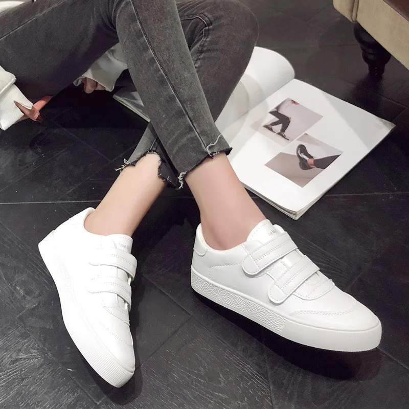 

HKJL magic paste little white shoes for women spring 2019 new student Korean version joker sport casual shoes A614