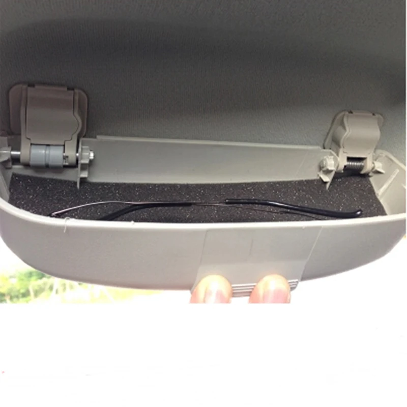 2017 New Arrival Car Sunglasses Case Holder Glasses Cage Storage Box