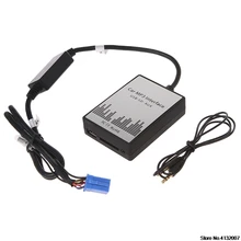 USB SD AUX Car MP3 Music Radio Digital CD Changer Adapte For Renault 8pin Clio usb sd aux car mp3 music cd changer audio adapte for peugeot 307 407 citroen c4 c5 rd4 12pin interface cd quality dropship