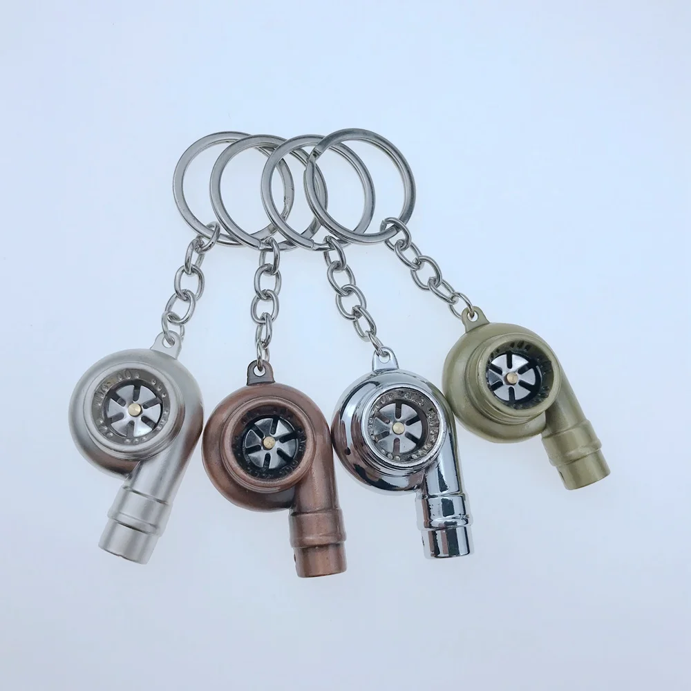 

4 Colors Turbo Keychains Auto Key Ring Vintage Car Decoration Key Chain Accessories for kia rio nissan chevrolet cruze subaru vw