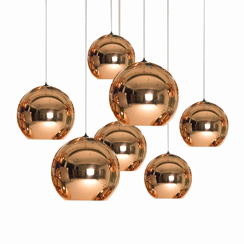 Copper Globe Pendant Light Migrant Resource Network Yzkj Modern Art Globe Pendant Light Golden Copper Mirror Gl Ball