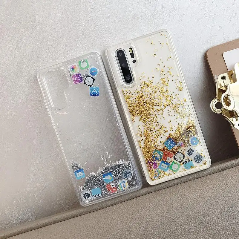 Динамичный жидкий песок чехол для huawei Nova 3 3E 4E 5 5i 3i телефона мобильные приложения