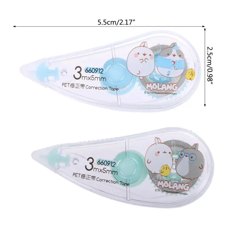 Лента для коррекции счастья Molang пресс тип Практическая коррекционная лента канцелярские школьные принадлежности офисные аксессуары