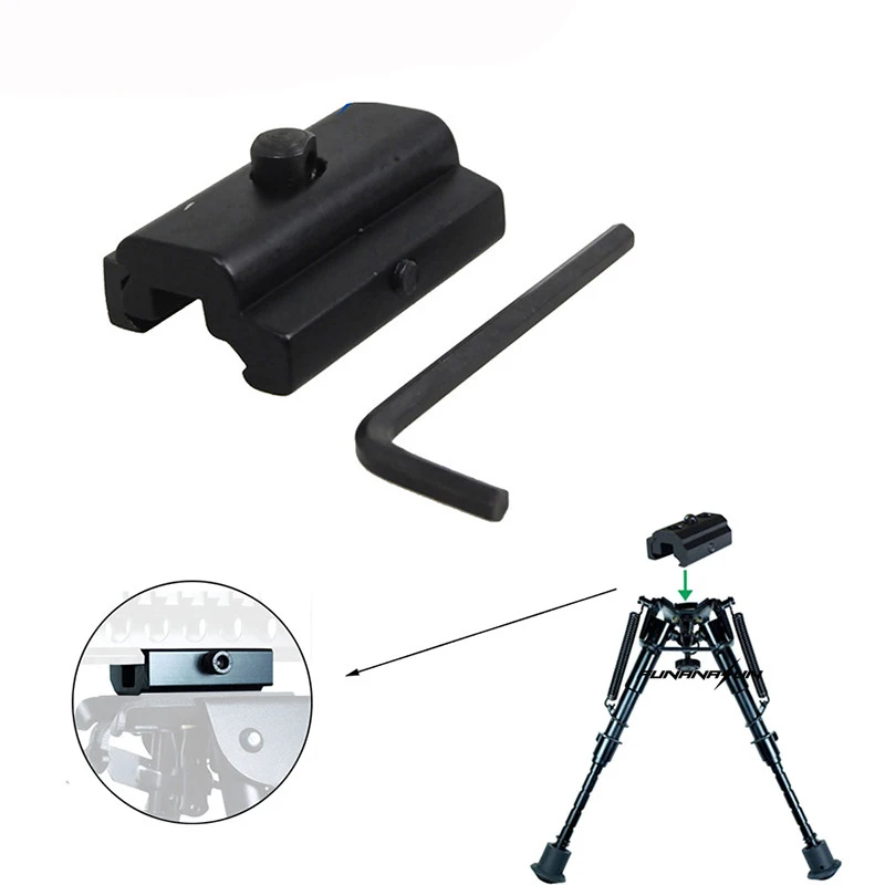 

Sling Swivel Adapter Quick Detach Rifle Bipod Swivel Mount for Hunting Weaver Harris Rail Mount Adopter Military Rifle Tool