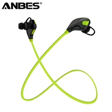 ANBES Sport Bluetooth Earphone Stereo Earbuds Headset Super Bass Earphones Wireless Headphone With Mic For IPhone