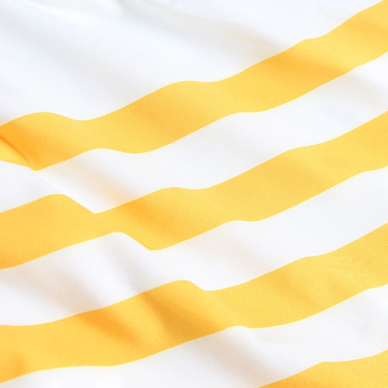 详情 (1).JPG TWOTWINSTYLE Striped Spaghetti Strap Long Womens Dresses Casual Off Shoulder Back Less Bow Lace Up Female Clothes 2020 Fashion