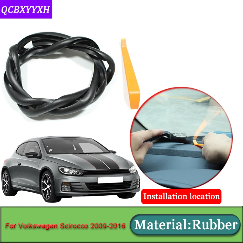 Автомобильный Стайлинг подходит для Volkswagen Scirocco 2009-2016 резиновые антибликовые