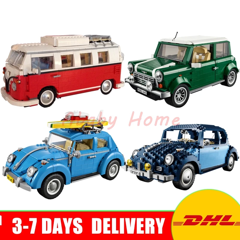 

In Stock LEPIN 21001+ 21002+ 21003+ 21014 Technic Series Set Model Building Kits Block Bricks Clone 10220 10242 10252 10187