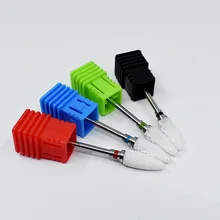 Керамический сверло для ногтей Электрический фреза для ногтей для маникюра педикюра аксессуары для ногтей инструмент для удаления лака для ногтей