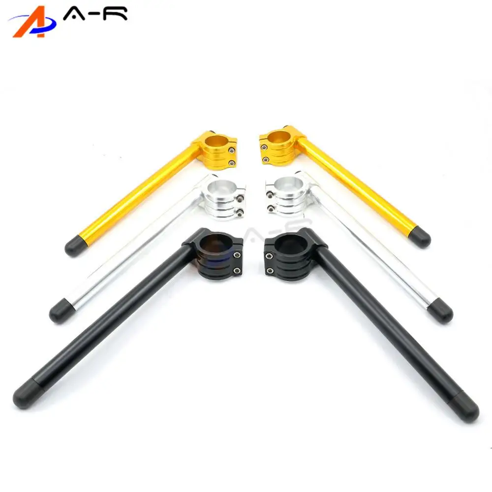 

7/8" Racing 41MM 43MM 45MM 48MM 50MM 51MM 52MM Clip on Ons Clipon Fork Handlebar Grips Pads Handle Drag Bars Grip 22MM Handgrip