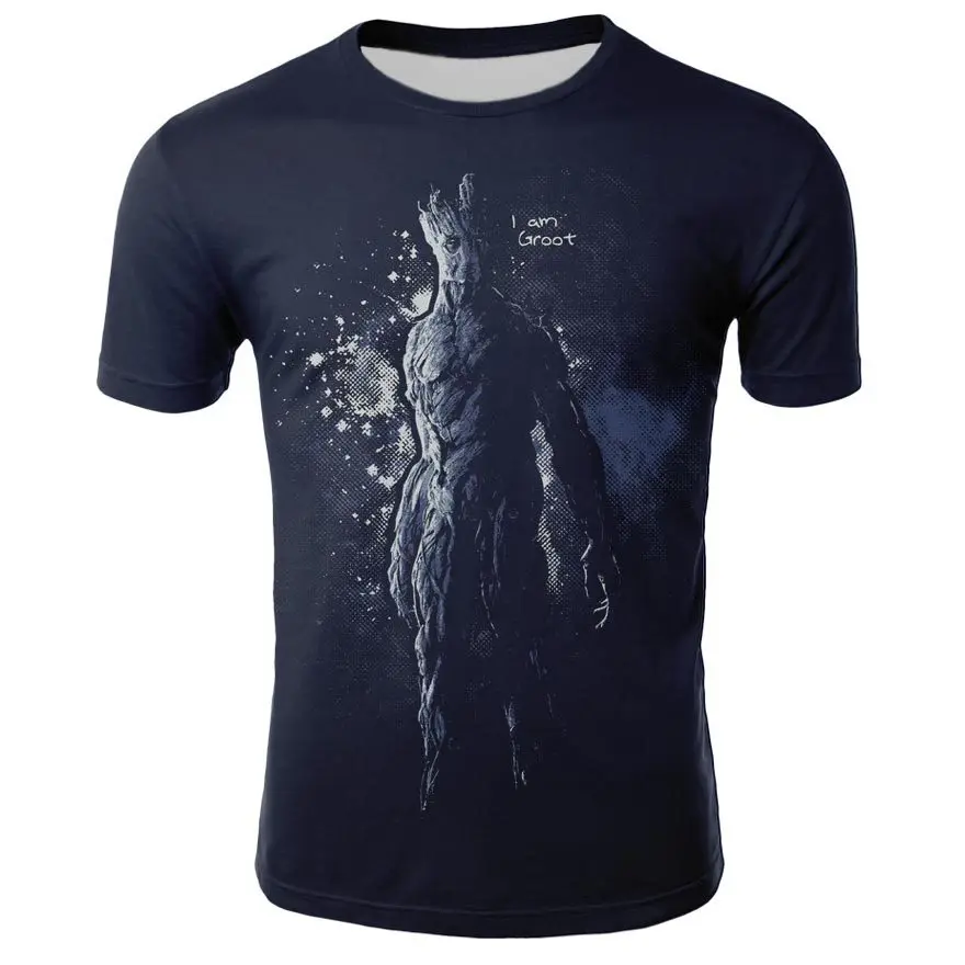 Off White, футболка с изображением грута, мужские стражи галактики 2, забавная 3D футболка, супергерой, твиг, топы, новинка, Мужская футболка унисекс - Цвет: Groot 11