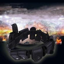 10 в 1 Многофункциональный тактический ремень Военная армейская сумка для фанатов пояс утолщенный нейлоновый Тактический Открытый спорт дорожные сумки HT14-0004