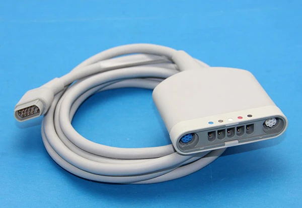 

Siemens Draeger 16 Pins Compatible Multi Link ECG Trunk Adapter Cable for Infinity Delta, Twin Pin Dual 7-pin Connector