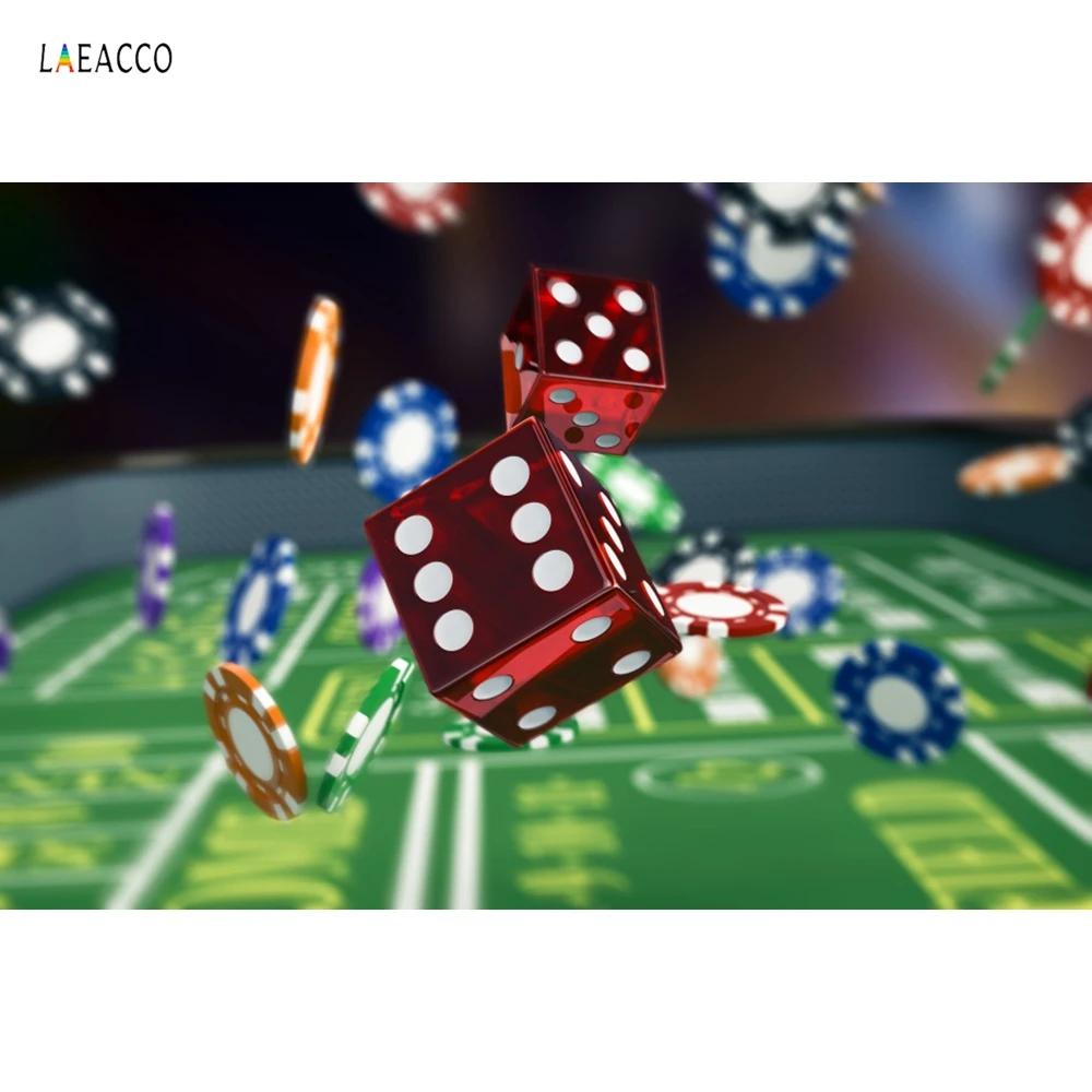 

Laeacco Casino LAS VEGAS Dice Chip Coin Nevada Boss Scene Photography Backgrounds Photographic Backdrop Props For Photo Studio