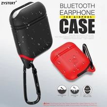 

ZYSTERT Case For Apple Airpods Charger Soft Silicone Case Shockproof Cover for iPhone 7 8 X Accessories Airpods Charging Case