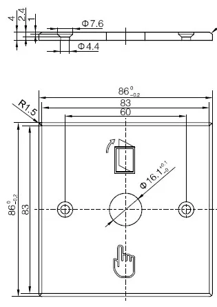 drawing for square