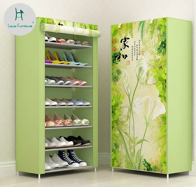 

Louis Fashion Shoe Cabinets Thickening Bedroom Simple Household Doorway Multifunctional Dust Storage Cloth