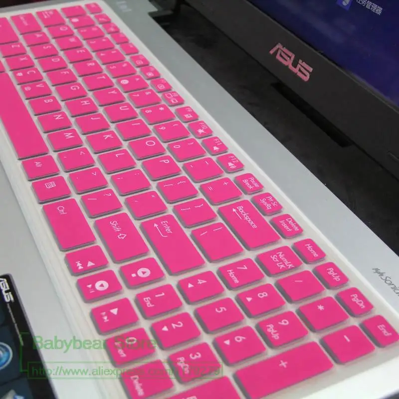Новый 15-дюймовый силиконовый чехол для клавиатуры Asus A550c A73 B53S E56C N76 X75VB X53U S56C n76vb |