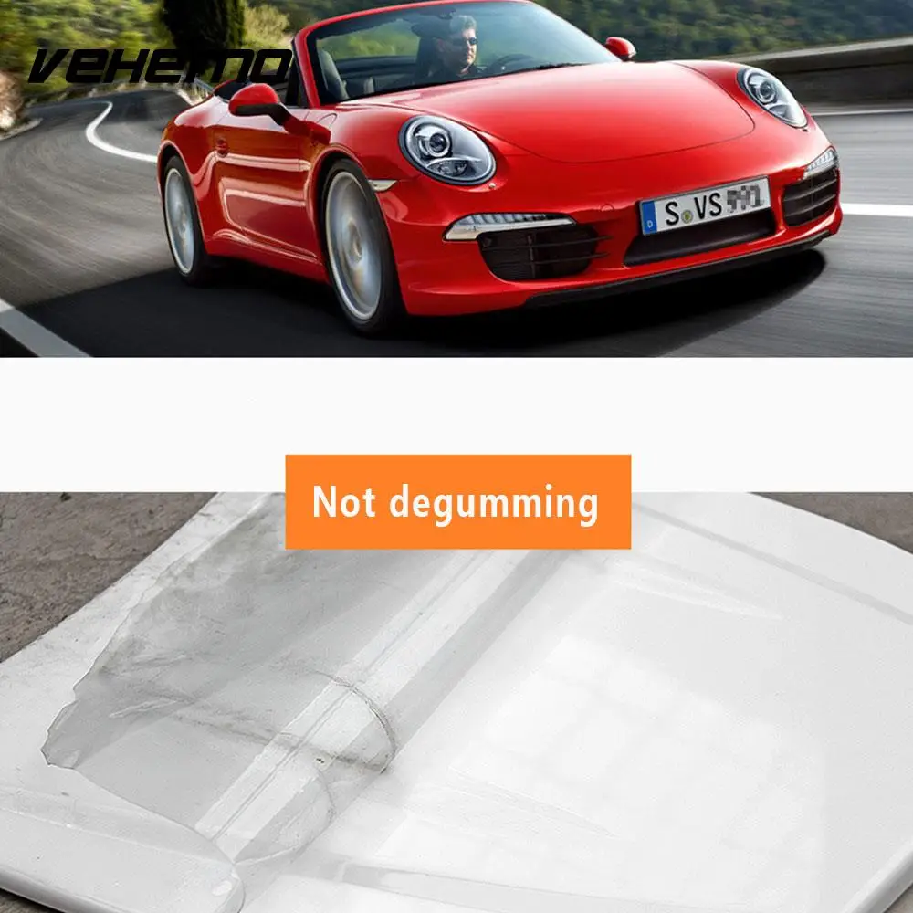 VEHEMO Transparent Clear Car Paint Protective Film Wrap Sticker Invisible Scratch Proof