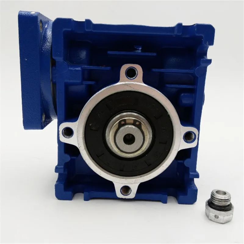 New Arrival NMRV030 Worm Reducer Speed Ratio 10:1 RV30 RV030 Worm Gearbox Speed Reducer for NEMA23/36/42 Servo/Stepper Motors