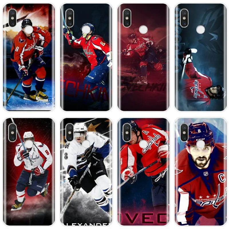 

Alexander Ovechkin Nhl Star Hockey Cover TPU Phone Case For xiaomi 4 4S 5 5S 5S PLUS 5C 6 6X 8 8Pro 8SE 8lite 9 9SE MAX 2 3 3Pro