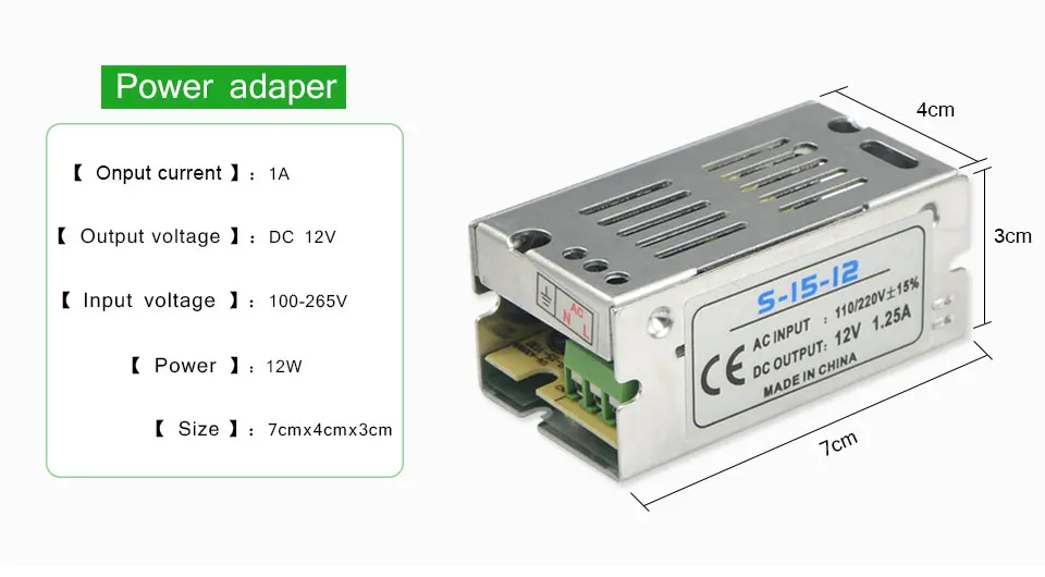 Светодиодный Питание светильник ing трансформатор AC/DC 12V 3A 5A 8A 10A 12A 15A 16A 20A 30A адаптер СВЕТОДИОДНЫЙ Переключатель Драйвер для светодиодный полосы светильник