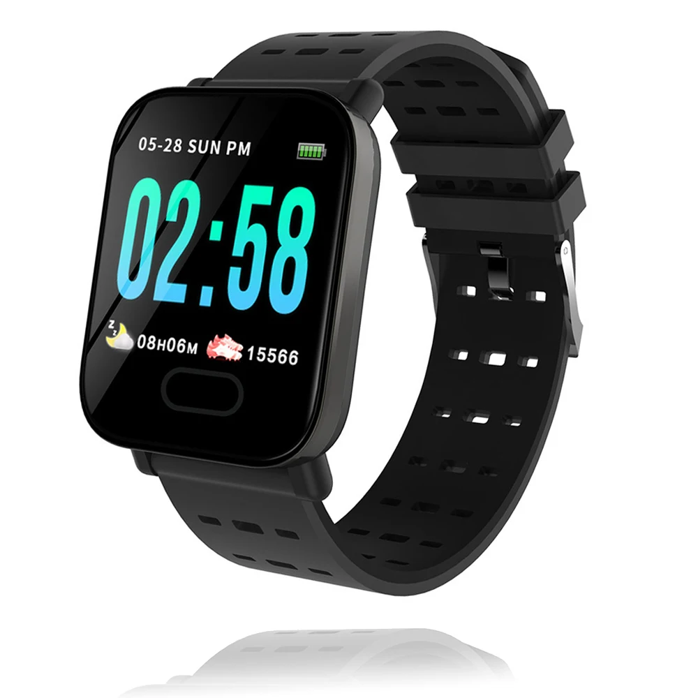 

A6 Smart Watch Fitness Tracker Message/call Heart Rate Blood Pressure/oxygen Sleep Monitor For Android IOS Men Women Student