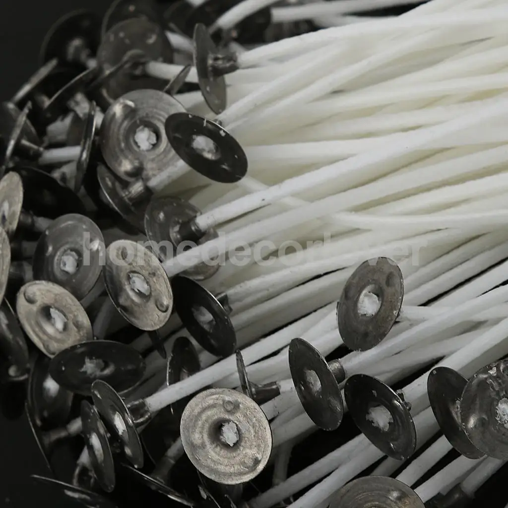 10cm Church Top Candle Making Model Mould with 50pcs 15cm Pre Waxed Wicks for DIY Candle Making