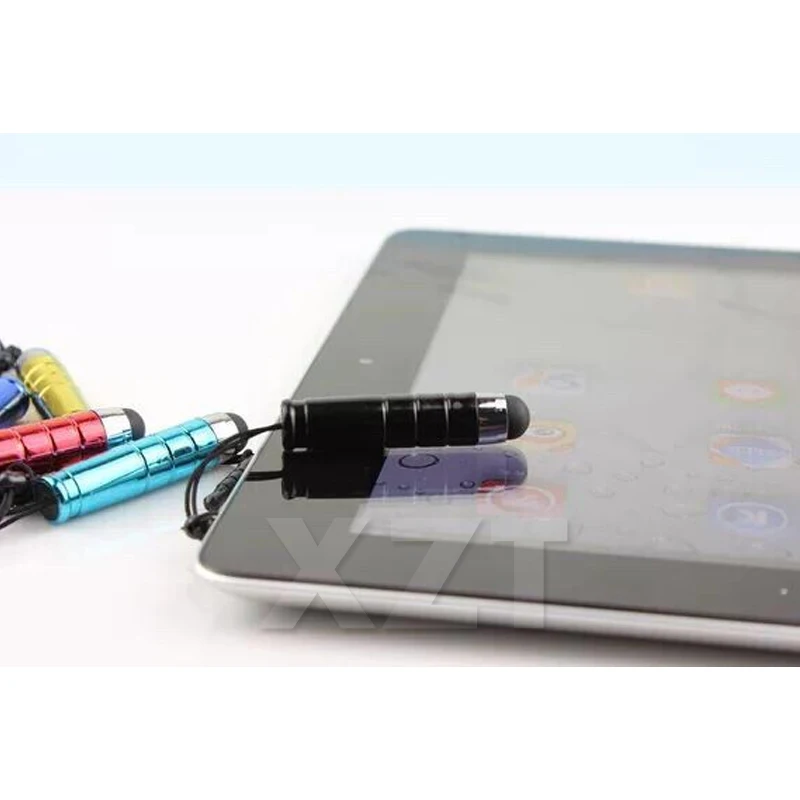 

10pcs/Lot Mini Fine Point Stylus Capacitive Touch Microfiber Stylus Pen Touch For ipad for iphone Smart Phone