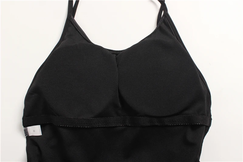 Girl Swimming One Piece Black Swimsuit Pineapple Printing Swimwear Woman Monokini Push Up Padded Large Size Swimsuits XXXL (9)