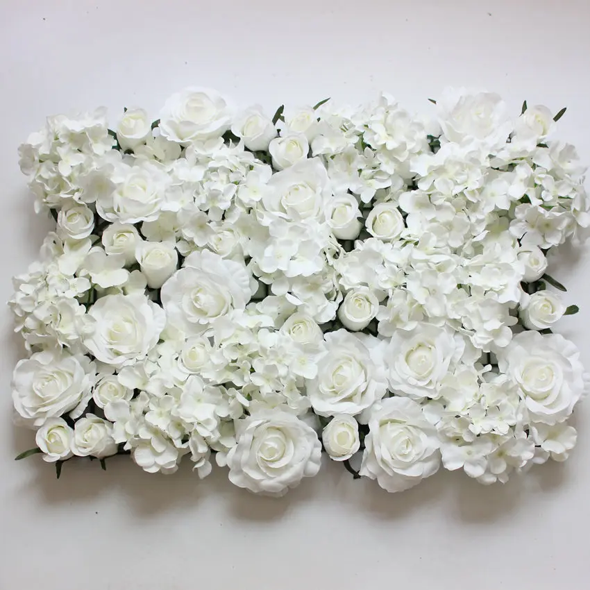 Buy White Artificial Flower Wall for Wedding